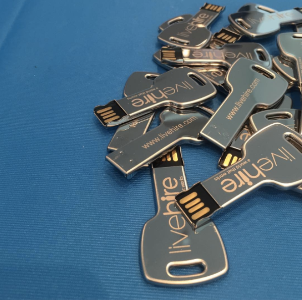 Giveaways on the LiveHire booth at DDD Perth 2017